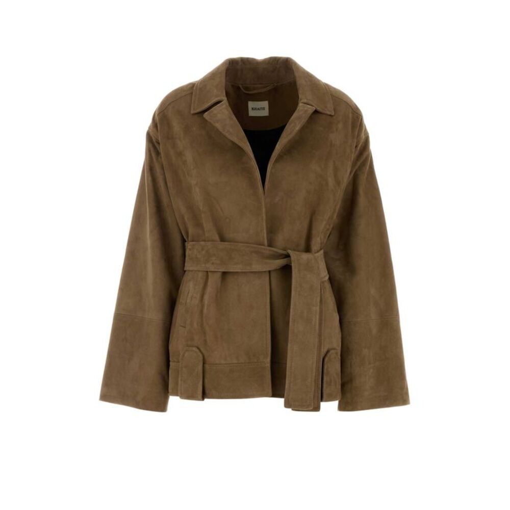 Khaite Women Biscuit Suede Alder Jacket